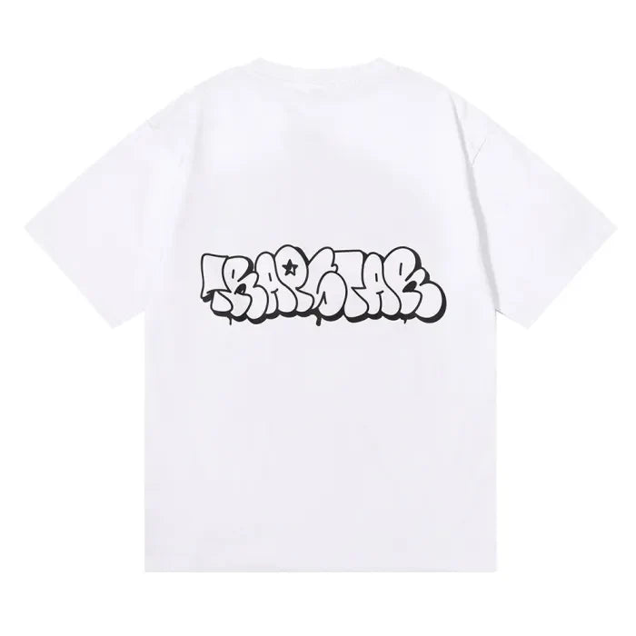 TRAPSTAR SHIRT - STREET ART WHITE