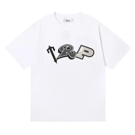 TRAPSTAR SHIRT - THREE LETTERS WHITE