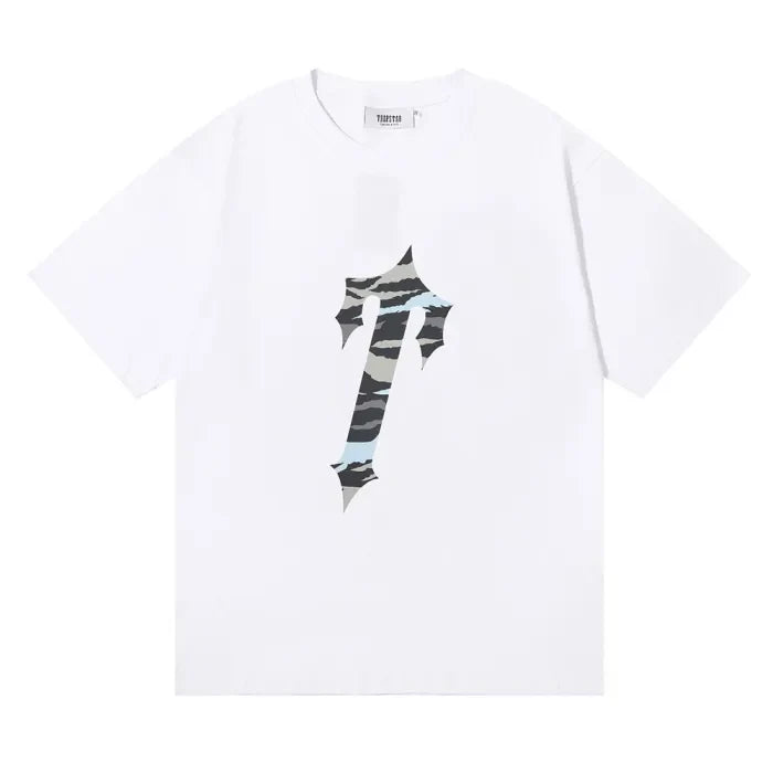 TRAPSTAR SHIRT - TIGER ICE WHITE