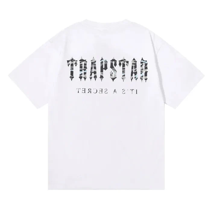 TRAPSTAR SHIRT - TIGER ICE WHITE