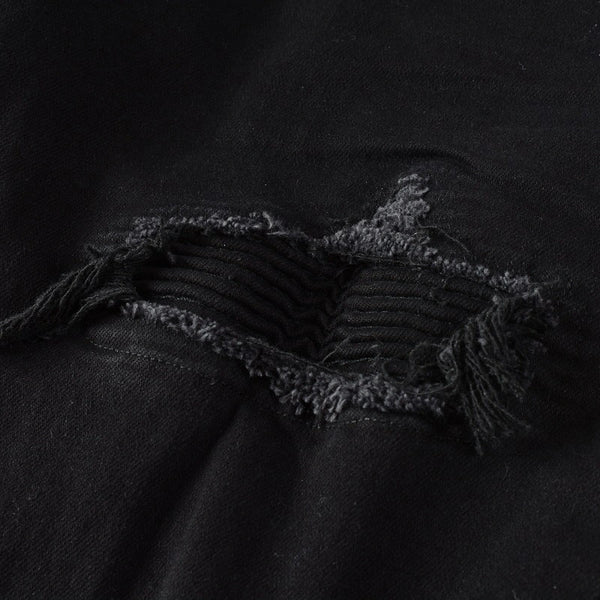 Total Black Ripped Jeans
