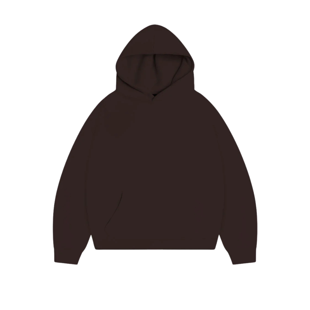 Total Dark Cocoa Hoodie 330GSM