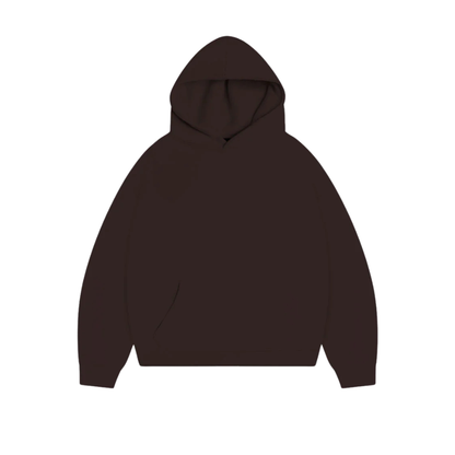 Total Dark Cocoa Hoodie 330GSM