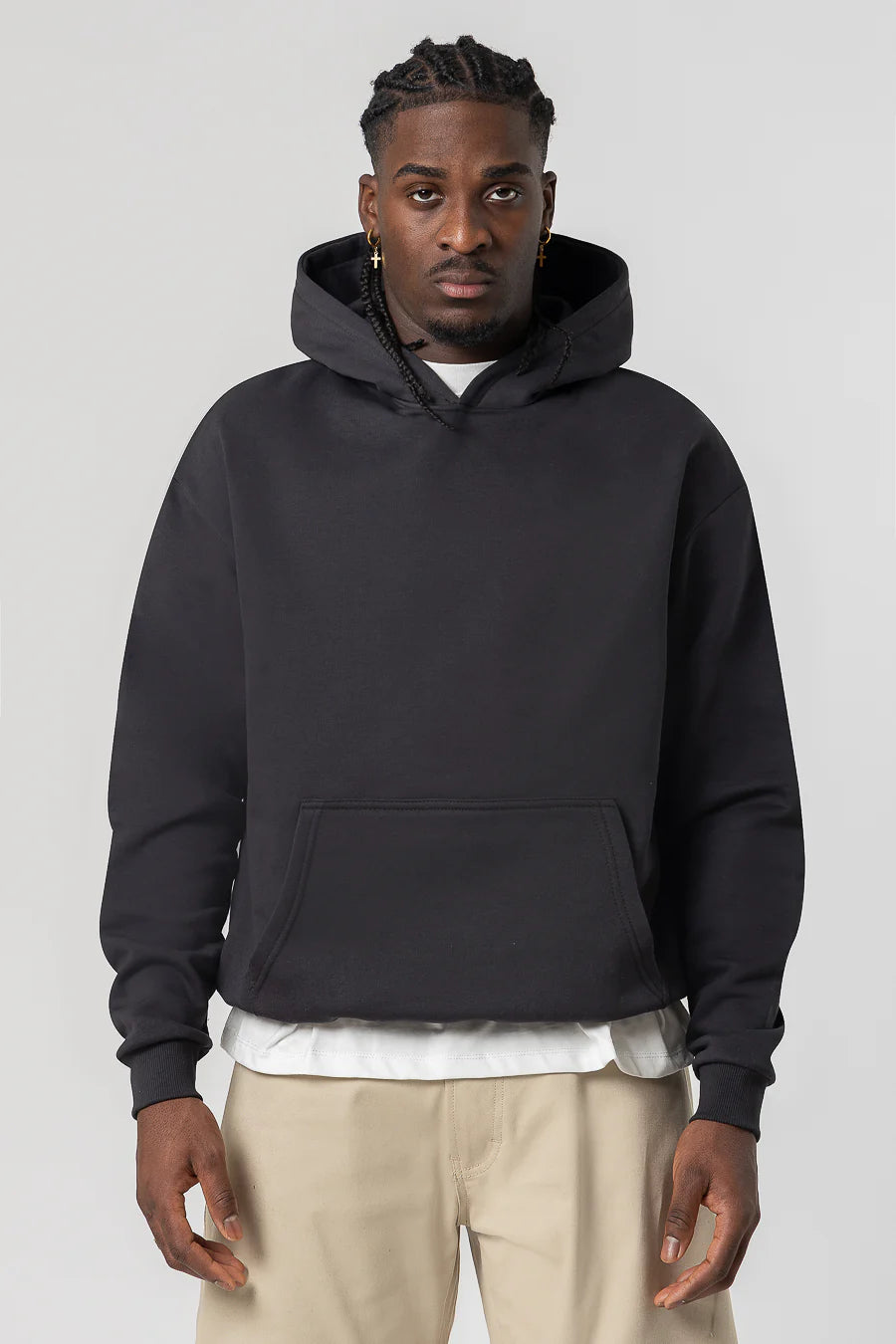 Total Dark Grey Hoodie 330GSM