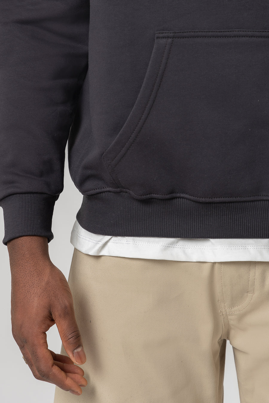 Total Dark Grey Hoodie 330GSM