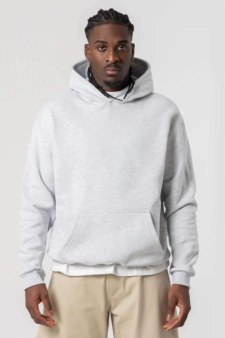 Total Grey Hoodie 330GSM
