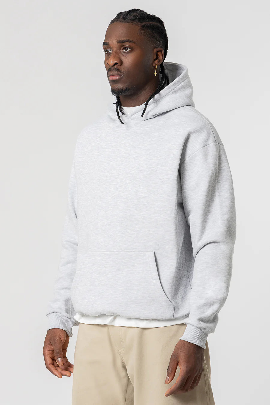 Total Grey Hoodie 330GSM