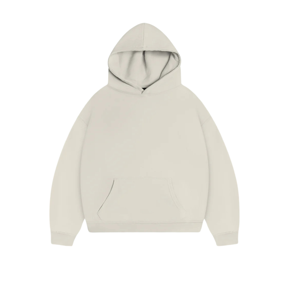 Total White Sand Hoodie 330GSM