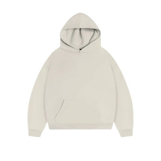 Total White Sand Hoodie 330GSM