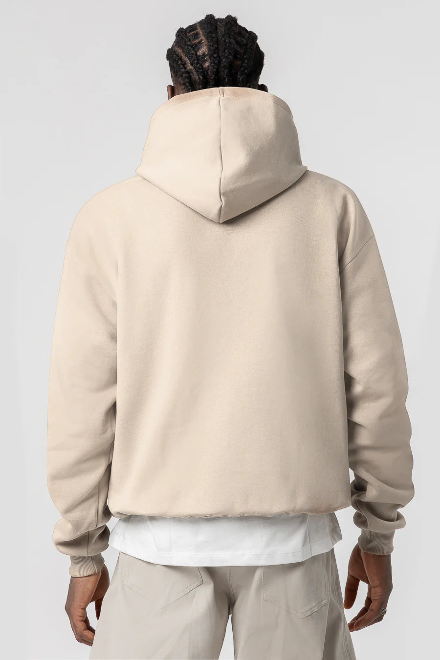 Total White Sand Hoodie 330GSM