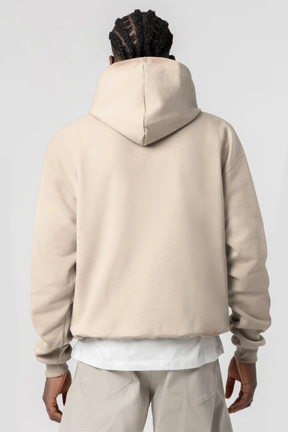 Total White Sand Hoodie 330GSM