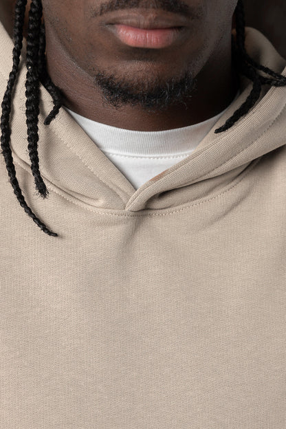 Total White Sand Hoodie 330GSM