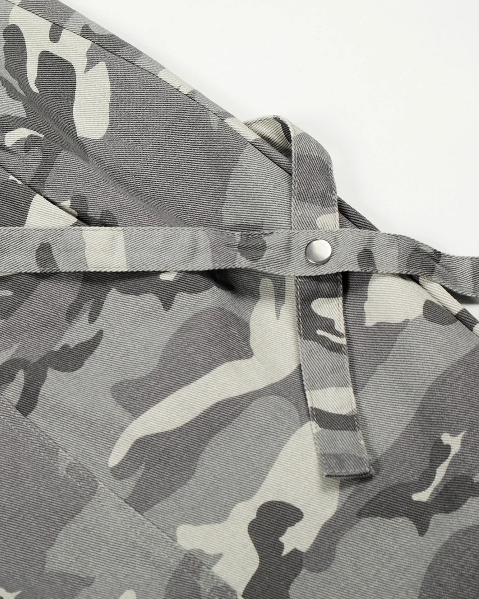 WHITE CAMO BAGGY JEANS