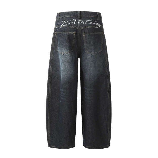 Writer Black Italic Jeans