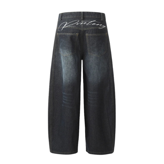 Writer Black Italic Jeans